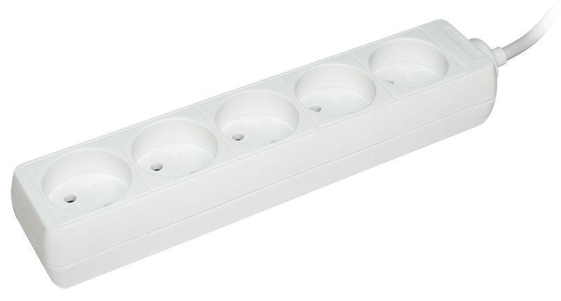 Удлинитель 5х5м без заземл. 10А IP20 У5 ПВС 2х0.75 IEK WYP10-06-05-05-N