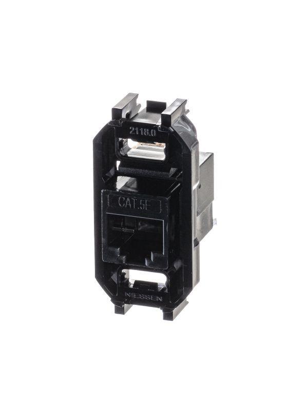 Разъем телекоммуникац. 8 конт. 5 кат. UTP тип RJ45 ABB 2CLA201850A1001
