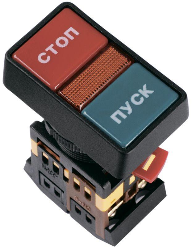 Кнопка PPBB-30N Пуск-Стоп.; 1з+1р IEK BBD21-PPBB-K51