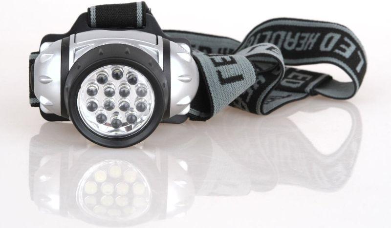 Фонарь налобный LED 5352 (14LED 4 режима  3хR03 метал.) Ultraflash 10261