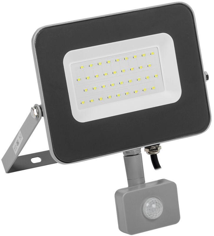 Прожектор светодиодный СДО 07-30Д 30Вт 6500К IP44 с датчиком движ. сер. IEK LPDO702-30-K03