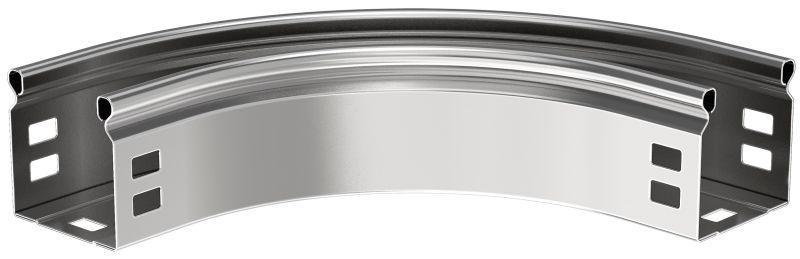 Угол для лотка плавн. 90град. тип Г01 ESCA 50х150мм IEK CPG01-0-90-050-150
