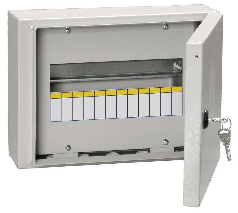 Корпус металлический ЩРн-12з-0 У2 IP54 IEK MKM11-N-12-54-Z