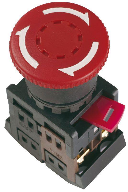 Кнопка AE-22 Грибок; красн. IEK BBG10-AE-K04