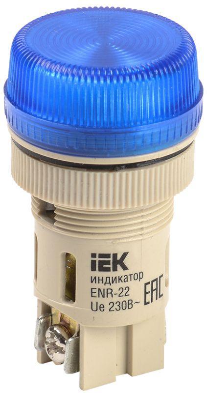 Арматура светосигнальная ENR-22 230В син. IEK BLS40-ENR-K07