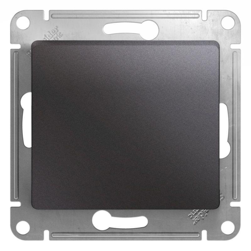 Механизм переключателя 1-кл. СП Glossa 10А IP20 (сх. 6) 10AX графит SchE GSL001361