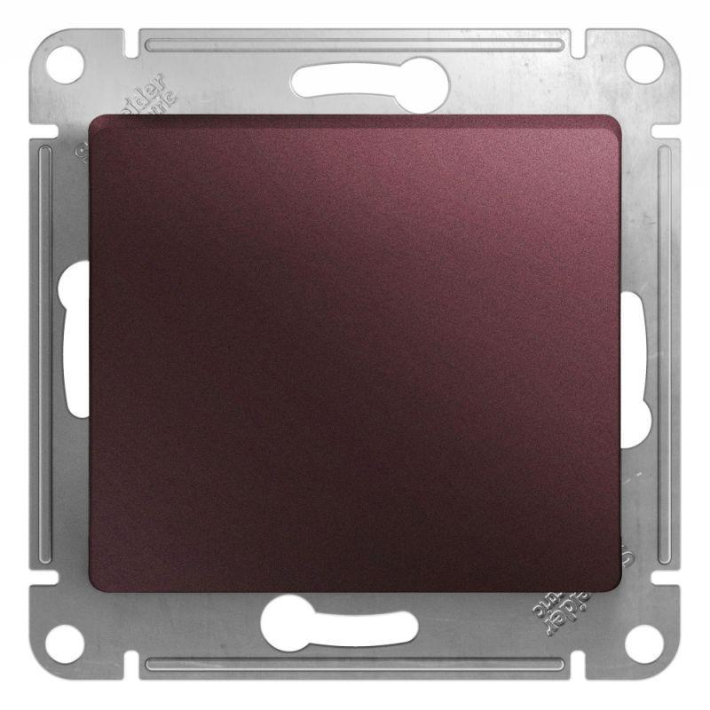 Механизм переключателя 1-кл. СП Glossa 10А IP20 (сх. 6) 10AX баклажан. SchE GSL001161