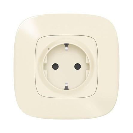 Розетка умная 2К+З Valena Allure 16А 230В сл. кость Netatmo 752694