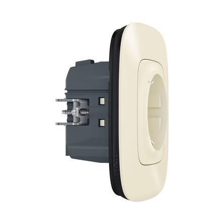 Розетка умная 2К+З Valena Allure 16А 230В сл. кость Netatmo 752694