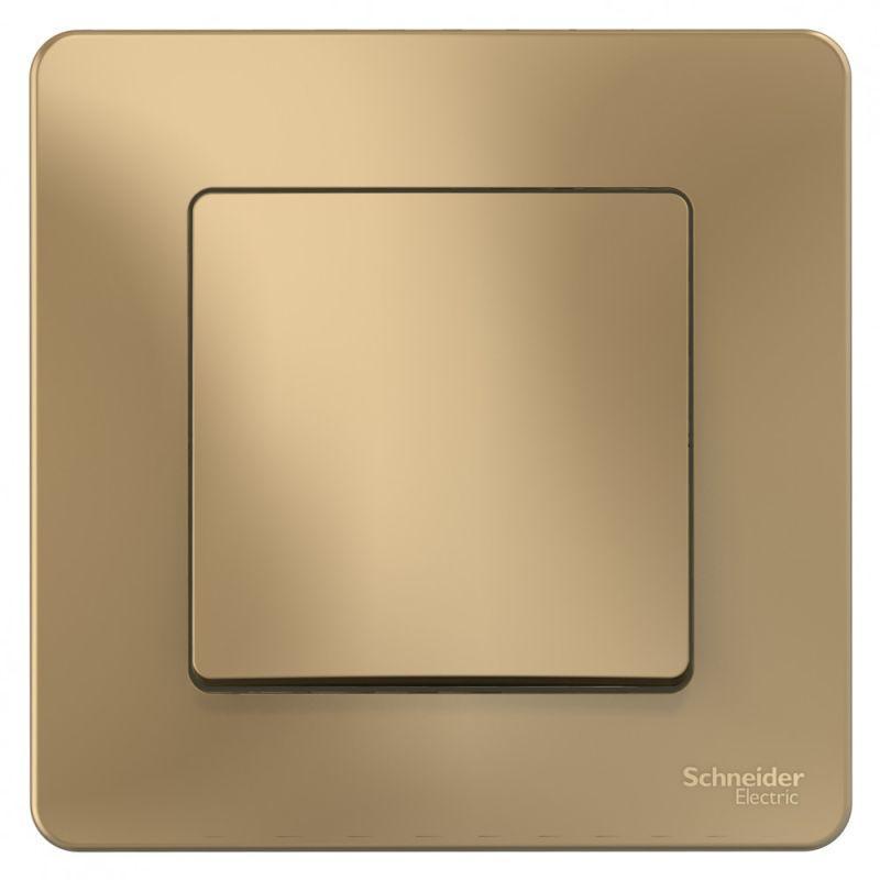 Переключатель 1-кл. СП Blanca 10А IP20 (сх. 6) 250В титан SchE BLNVS010604