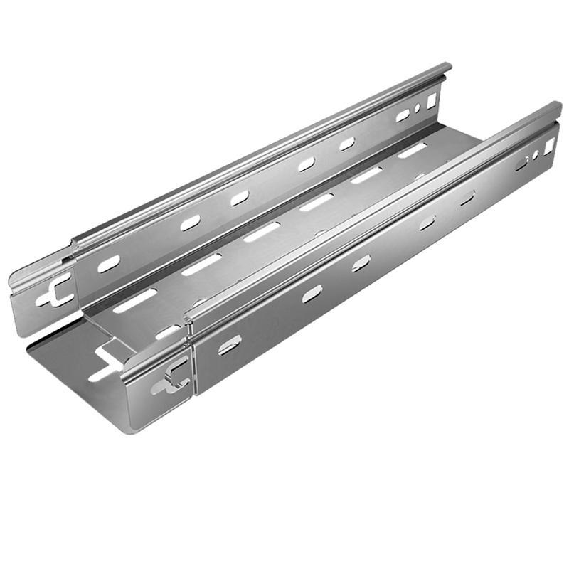 Лоток листовой перфорированный 50х50 L3000 сталь 0.55мм БЫСТРЫЙ МОНТАЖ ПЛЮС; LPplus50-50-0.55-3000 оцинк. КМ PL0195