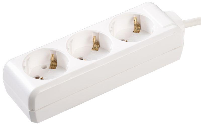 Удлинитель 3х1.5м с заземл. 16А IP20 У03 2P+PE IEK WYP10-16-03-01-Z-17