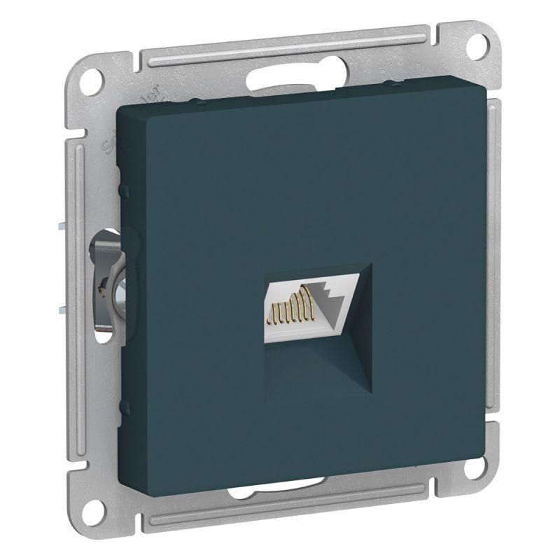 Механизм розетки компьютерной AtlasDesign RJ45 изумруд SchE ATN000883