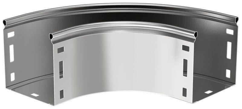 Угол для лотка плавн. 90град. тип Г01 ESCA 80х100мм IEK CPG01-0-90-080-100