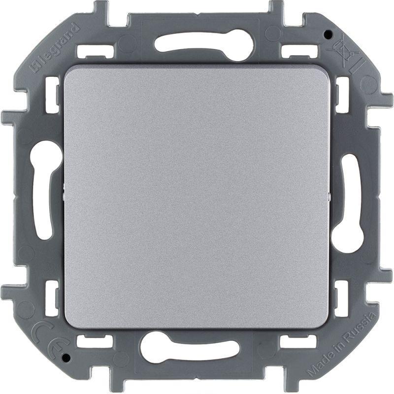 Механизм выключателя 1-кл. Inspiria 10А IP20 250В 10AX алюм. Leg 673602