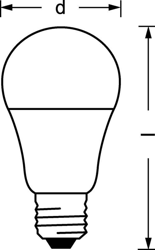 Лампа светодиодная LED Value LVCLA100 12SW/840 230В E27 10х1 RU OSRAM 4058075579002