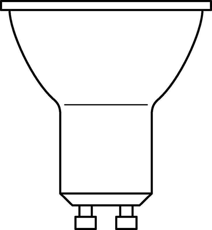 Лампа светодиодная LED Value LVPAR1675 10SW/865 230В GU10 2х5 RU (уп.5шт) OSRAM 4058075585072
