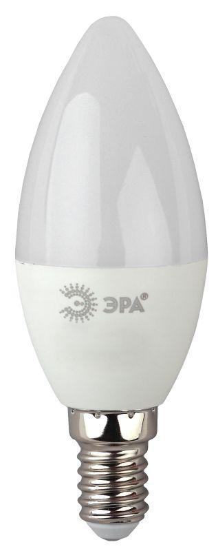 Лампа светодиодная B35-8W-840-E14 R (диод свеча 8Вт нейтр. E14) Эра Б0050200