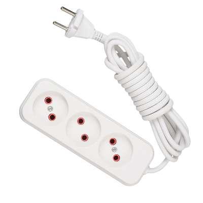 Удлинитель 3х5м без заземл. 10А IP20 LEZARD 720-0305-303